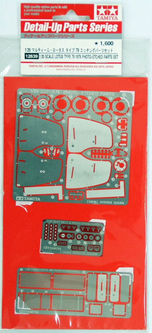 010 - Tamiya - 12639 - Lotus 79 (1979) Photo-Etched Parts Set - primary image
