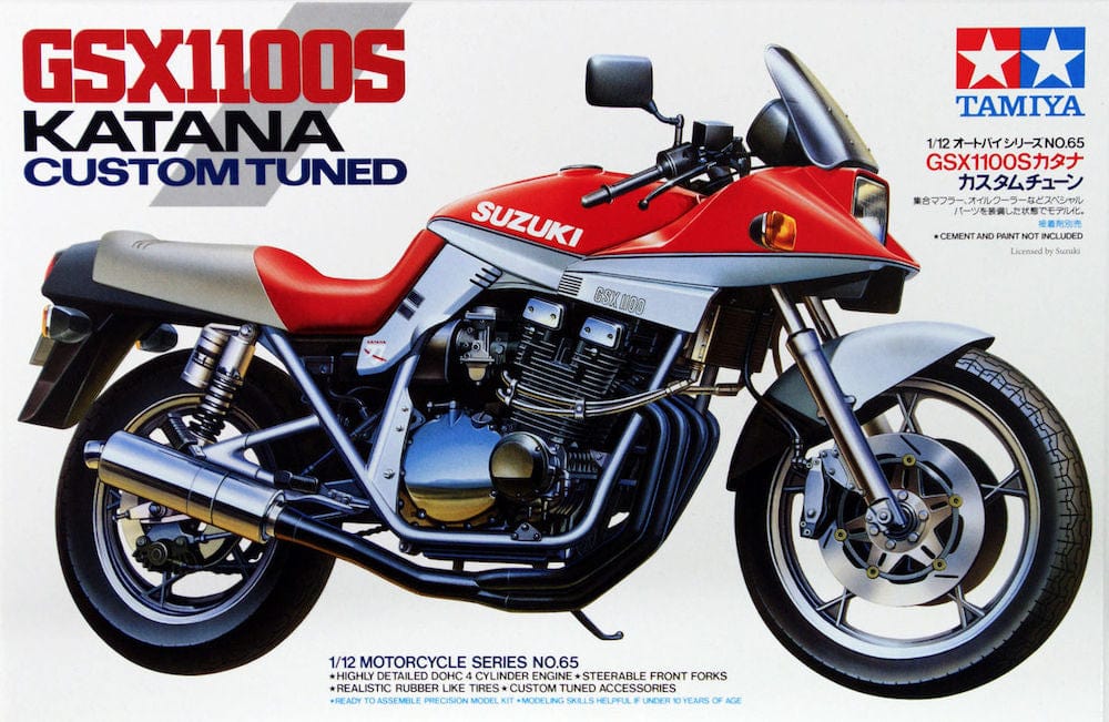 010 - Tamiya - 14065 - Suzuki GSX1100S Katana ‘Custom Tuned’ - primary image