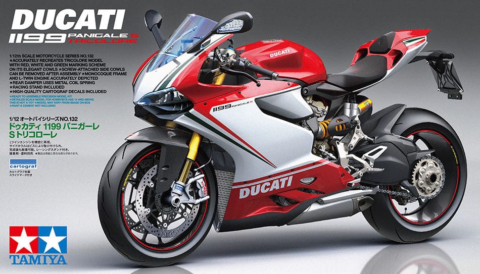 010 - Tamiya - 14132 - Ducati 1199 Panigale S Tricolore - primary image