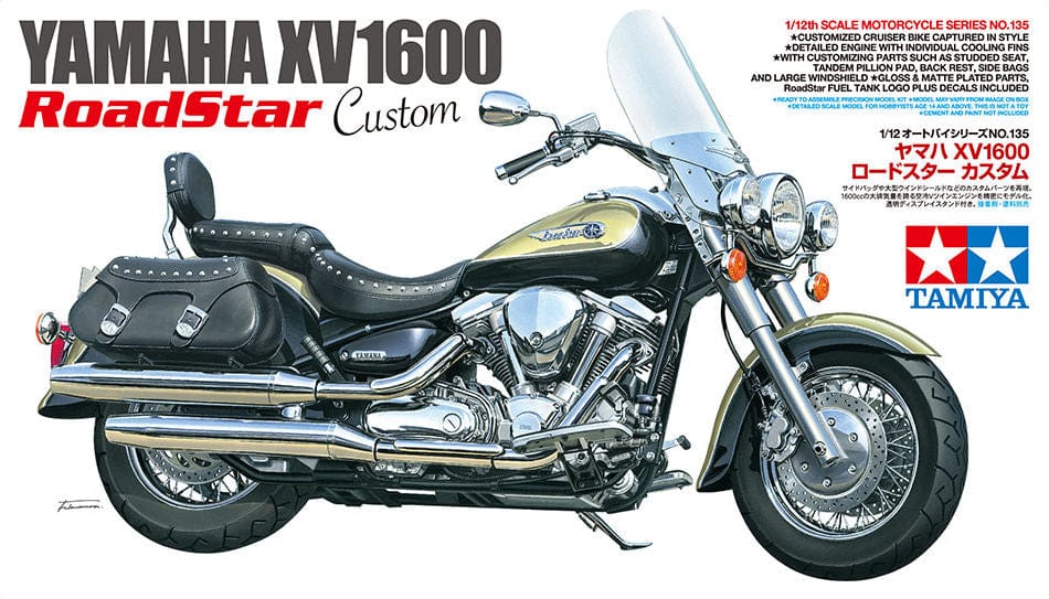 010 - Tamiya - 14135 - Yamaha XV1600 RoadStar Custom - primary image