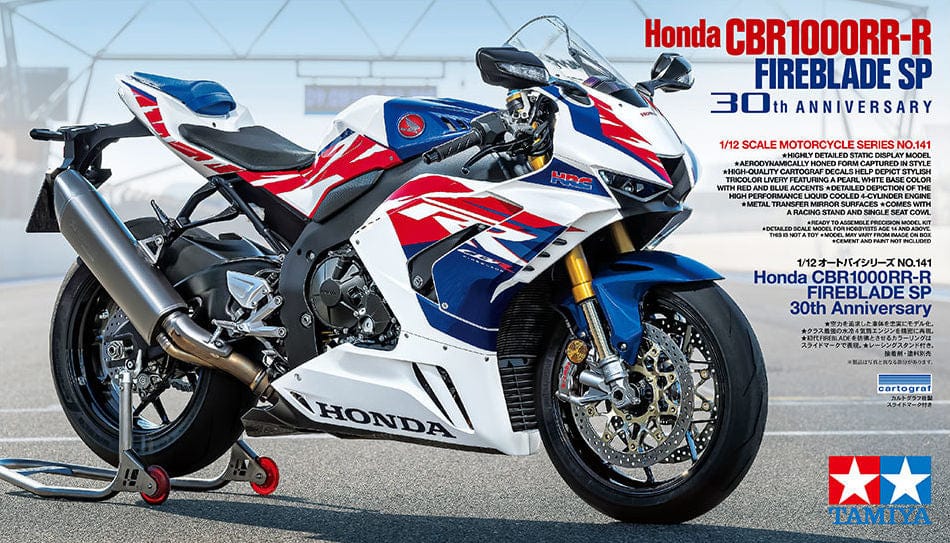 010 - Tamiya - 14141 - Honda CBR1000RR-R Fireblade SP ‘30th Anniversary’ - primary image