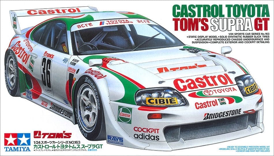 010 - Tamiya - 24163 - Toyota Supra Castrol Team Tom’s - primary image