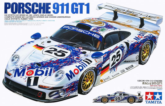 010 - Tamiya - 24186 - Porsche 911 GT1 Mobil 1 - primary image