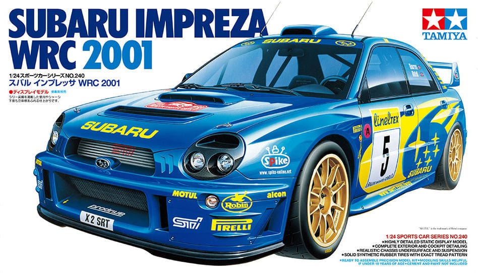 010 - Tamiya - 24240 - Subaru Impreza (Rally Monte Carlo 2001) - primary image