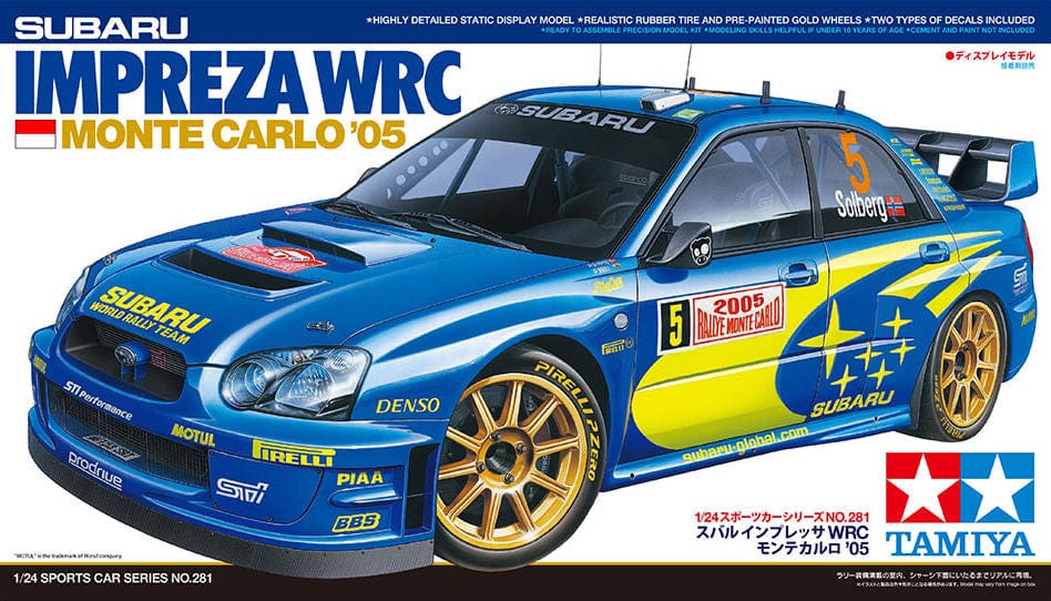 010 - Tamiya - 24281 - Subaru Impreza (Rallye Monte Carlo 2005) - primary image