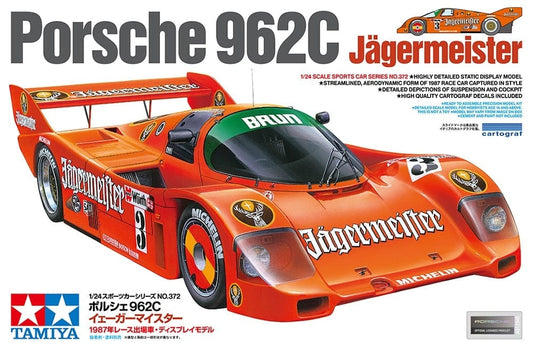 010 - Tamiya - 24372 - Jägermeister Porsche 962C - primary image