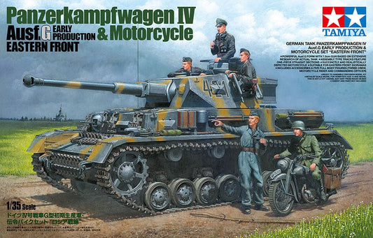 010 - Tamiya - 25209 - Pz.Kpfw. IV Ausf G. (early) and DKW NZ 350 - primary image