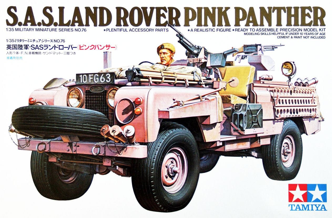 010 - Tamiya - 35076 - SAS Land Rover ‘Pink Panther’ - primary image