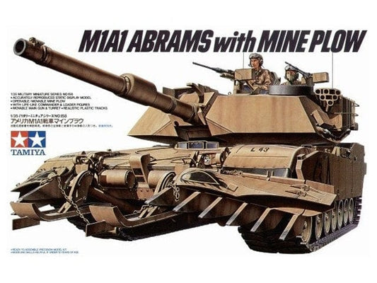 010 - Tamiya - 35158 - M1A1 Abrams with Mine Plow - primary image