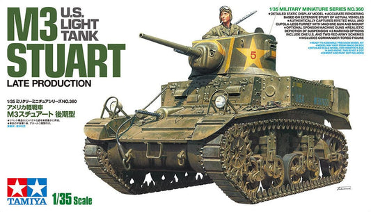 010 - Tamiya - 35360 - M3 Stuart (late) - primary image
