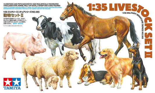 010 - Tamiya - 35385 - Livestock Set II - primary image