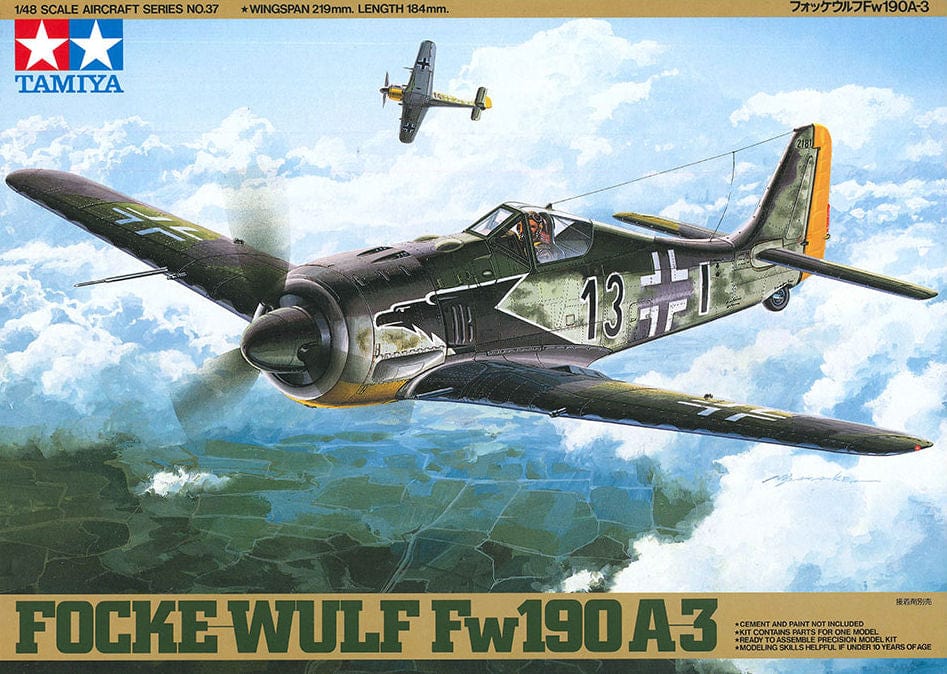 010 - Tamiya - 61037 - Focke-Wulf Fw 190 A-3 - primary image
