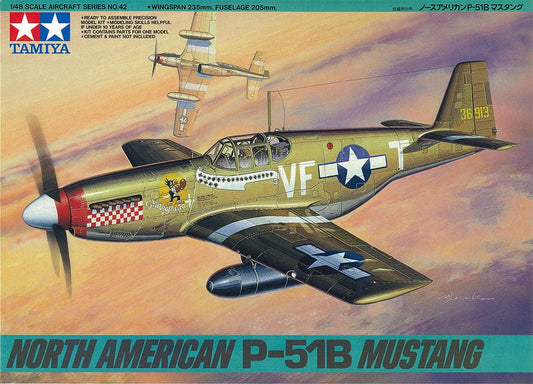 010 - Tamiya - 61042 - North American P-51B Mustang - primary image