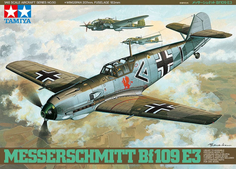 010 - Tamiya - 61050 - Messerschmitt Bf 109 E-3 - primary image