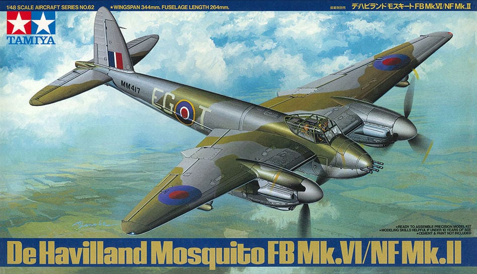 010 - Tamiya - 61062 - de Havilland Mosquito FB Mk VI / NF Mk II - primary image
