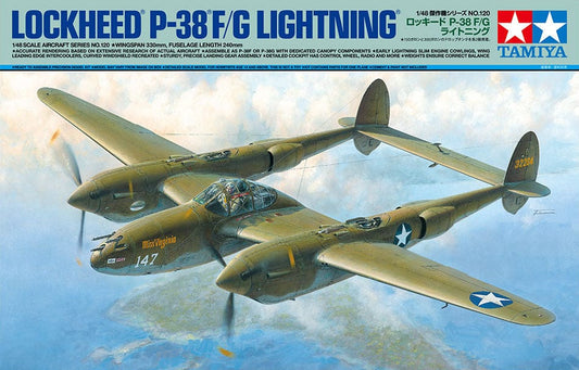 010 - Tamiya - 61120 - Lockheed P-38F/G Lightning - primary image