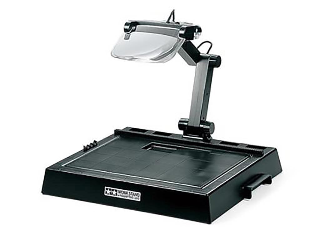 010 - Tamiya - 74064 - Tamiya Work Stand with Magnifying Lens - primary image