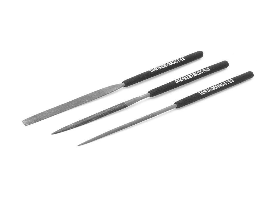 010 - Tamiya - 74104 - Tamiya Basic File Set (Smooth Double Cut) - primary image