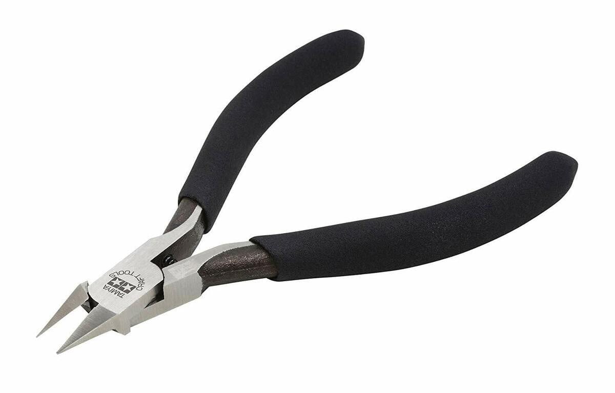 010 - Tamiya - 74123 - Tamiya Slim Jaw Sharp Pointed Side Cutter - primary image