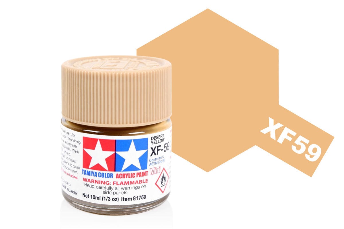010 - Tamiya - 81759 - Tamiya Acrylic Mini XF-59 Desert Yellow - primary image