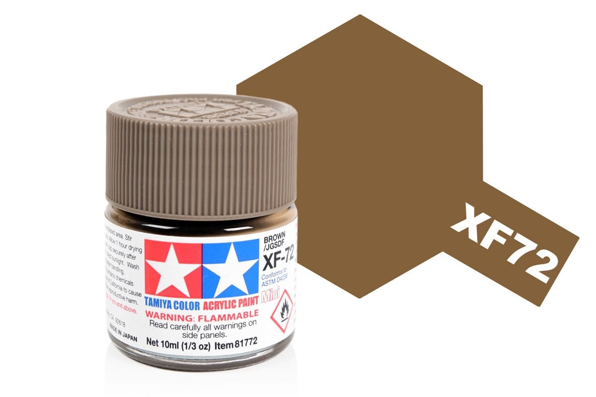 010 - Tamiya - 81772 - Tamiya Acrylic Mini XF-72 Brown - primary image