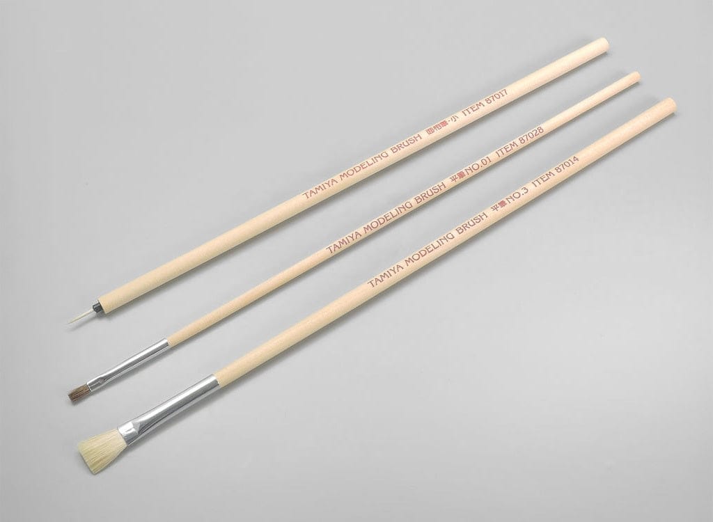 010 - Tamiya - 87066 - Tamiya Modelling Brush Basic Set - primary image