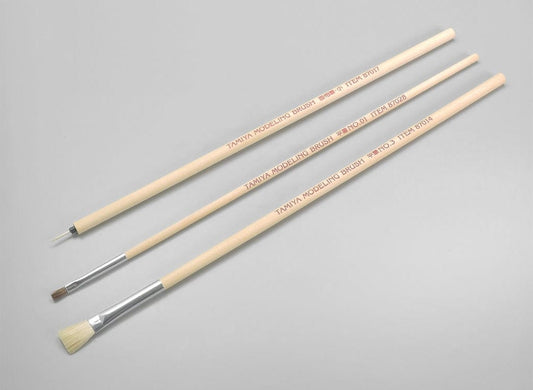 010 - Tamiya - 87066 - Tamiya Modelling Brush Basic Set - primary image