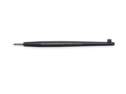 010 - Tamiya - 87223 - Tamiya HG II Rounded Flat Brush Extra Small - primary image