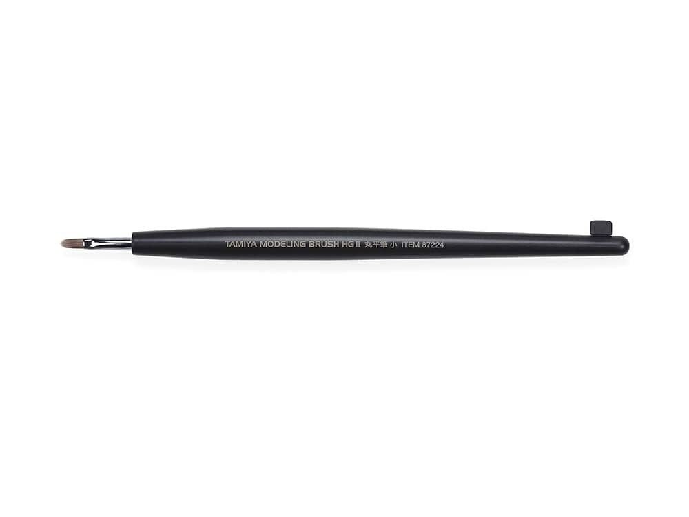 010 - Tamiya - 87224 - Tamiya HG II Rounded Flat Brush Small - primary image