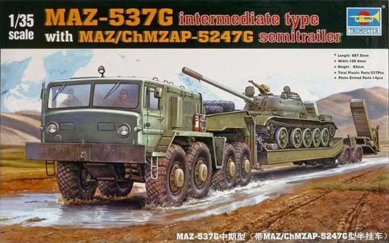 010 - MAZ-537G with ChMZAP-5247G Semi-Trailer - primary image