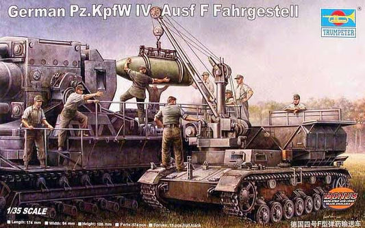 010 - Trumpeter - 00363 - Pz.Kpfw. IV Ausf. F Munitionsträger for Mörser Karl-Gerät - primary image
