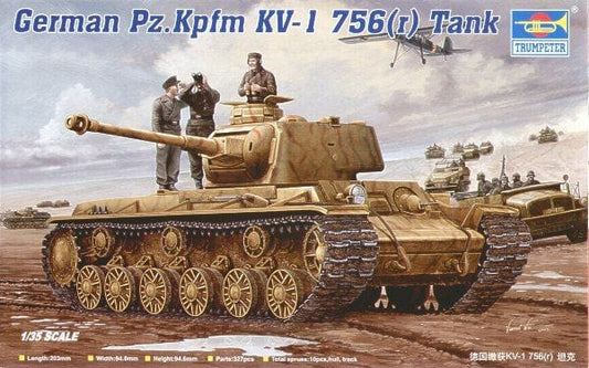 010 - Trumpeter - 00366 - Pz.Kpfw. KW IA 756(r) - primary image