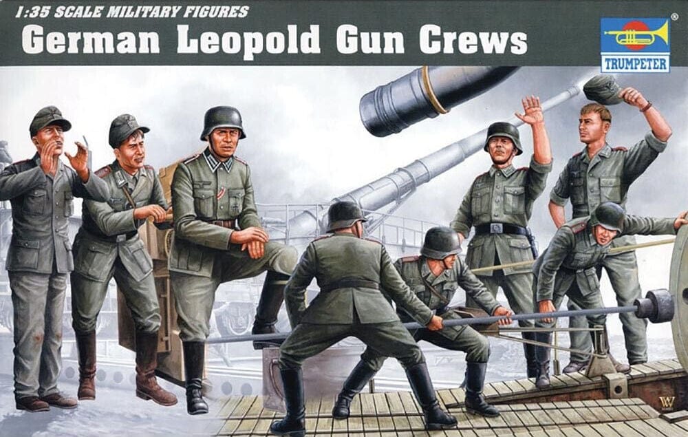 010 - Trumpeter - 00406 - German Krupp K5(E) ‘Leopold’ Gun Crew - primary image