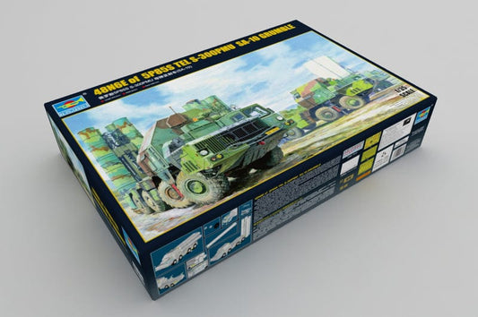 010 - Trumpeter - 01039 - KZKT-7428 Rusich with KZKT-9101 Semi Trailer - primary image