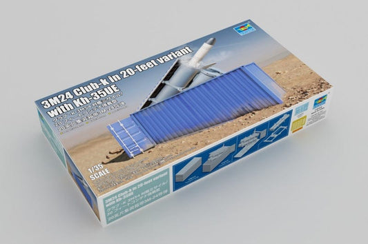 010 - Trumpeter - 01076 - Kh-35UE (AS-20 Kayak) in 3M24 Club-K 20-feet variant - primary image