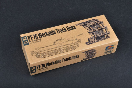 010 - Trumpeter - 02047 - PT-76 Workable Track Links Set - primary image