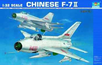 010 - Trumpeter - 02216 - Chengdu J-7II/F-7II Fishcan - primary image
