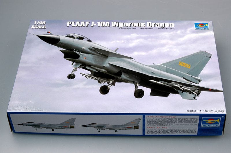 010 - Trumpeter - 02841 - Chengdu J-10A Vigorous Dragon (Firebird) - primary image