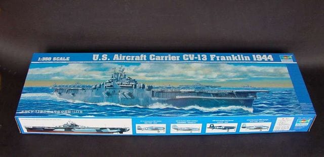 Maquette bateau Trumpeter US FRANKLIN CV-13 1944- 1/350 - Maquette de - Maquette Maquette bateau Trumpeter US FRANKLIN CV-13 1944- 1/350 - Maquette de - Maquette