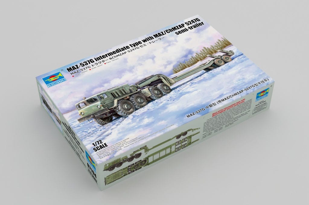 010 - Trumpeter - 07194 - MAZ-537G with MAZ/ChMZAP-5247G Semi-Trailer - primary image