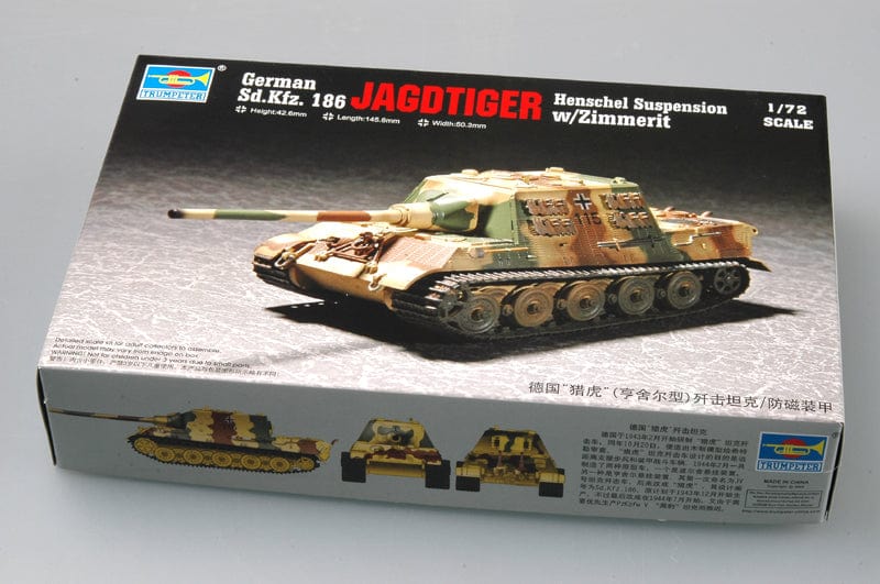 Henschel Jagdtiger with Zimmerit