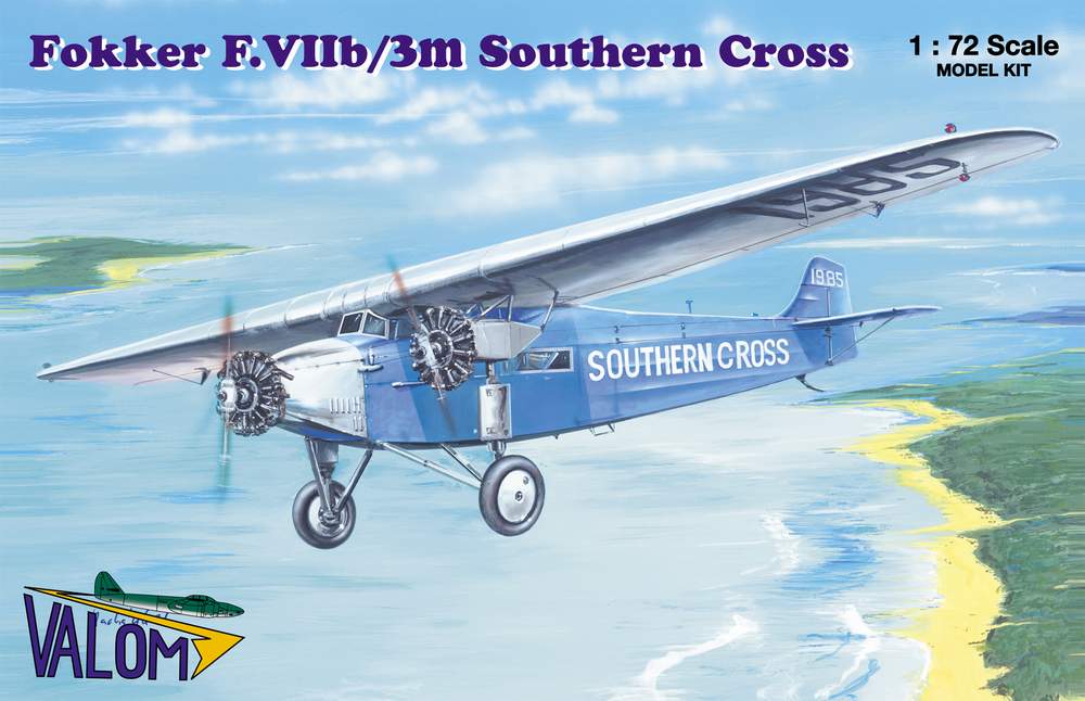 010 - Valom - 72072 - Fokker F.VIIB-3m ‘Southern Cross’ - primary image