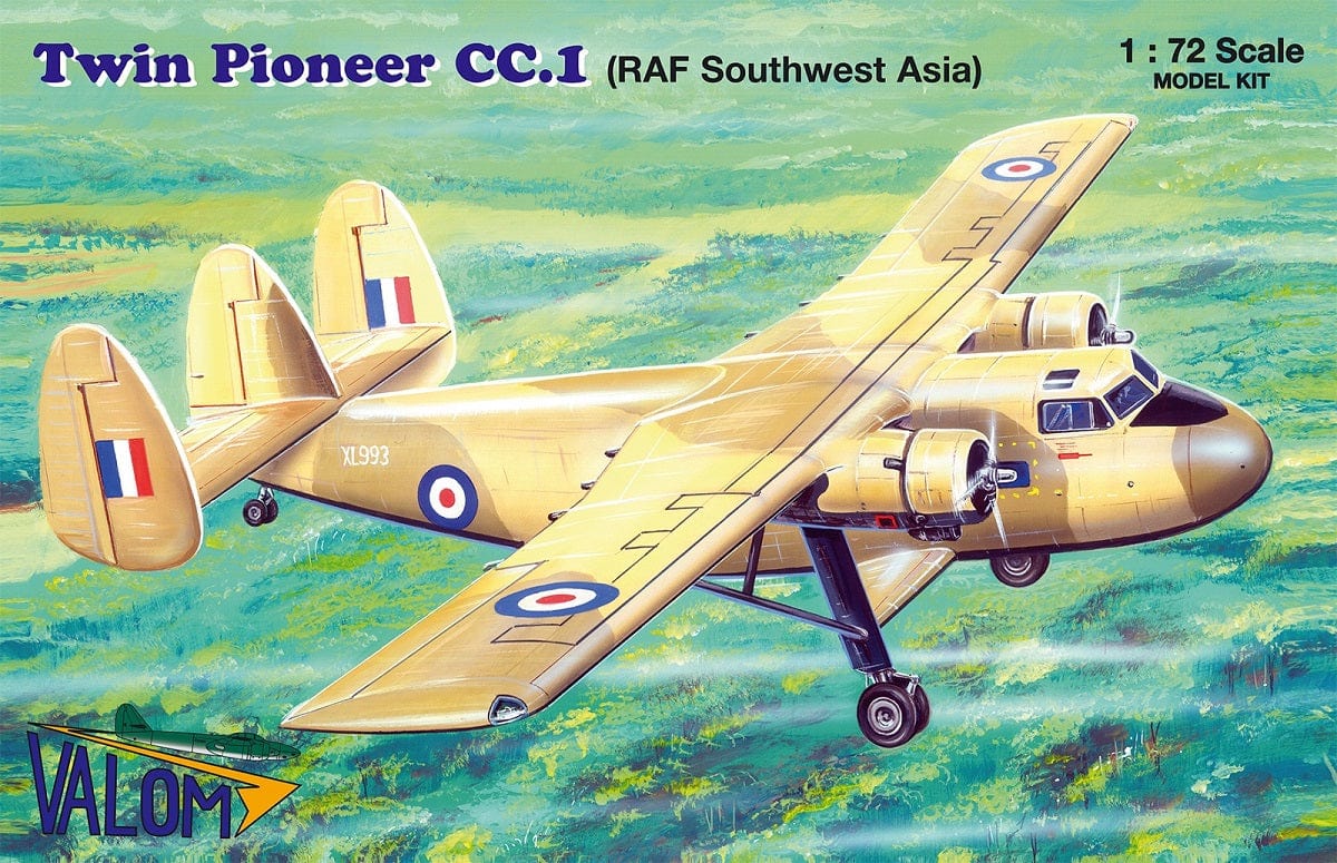 010 - Valom - 72138 - Scottish Aviation Twin Pioneer CC.1 (Southwest Asia) - primary image