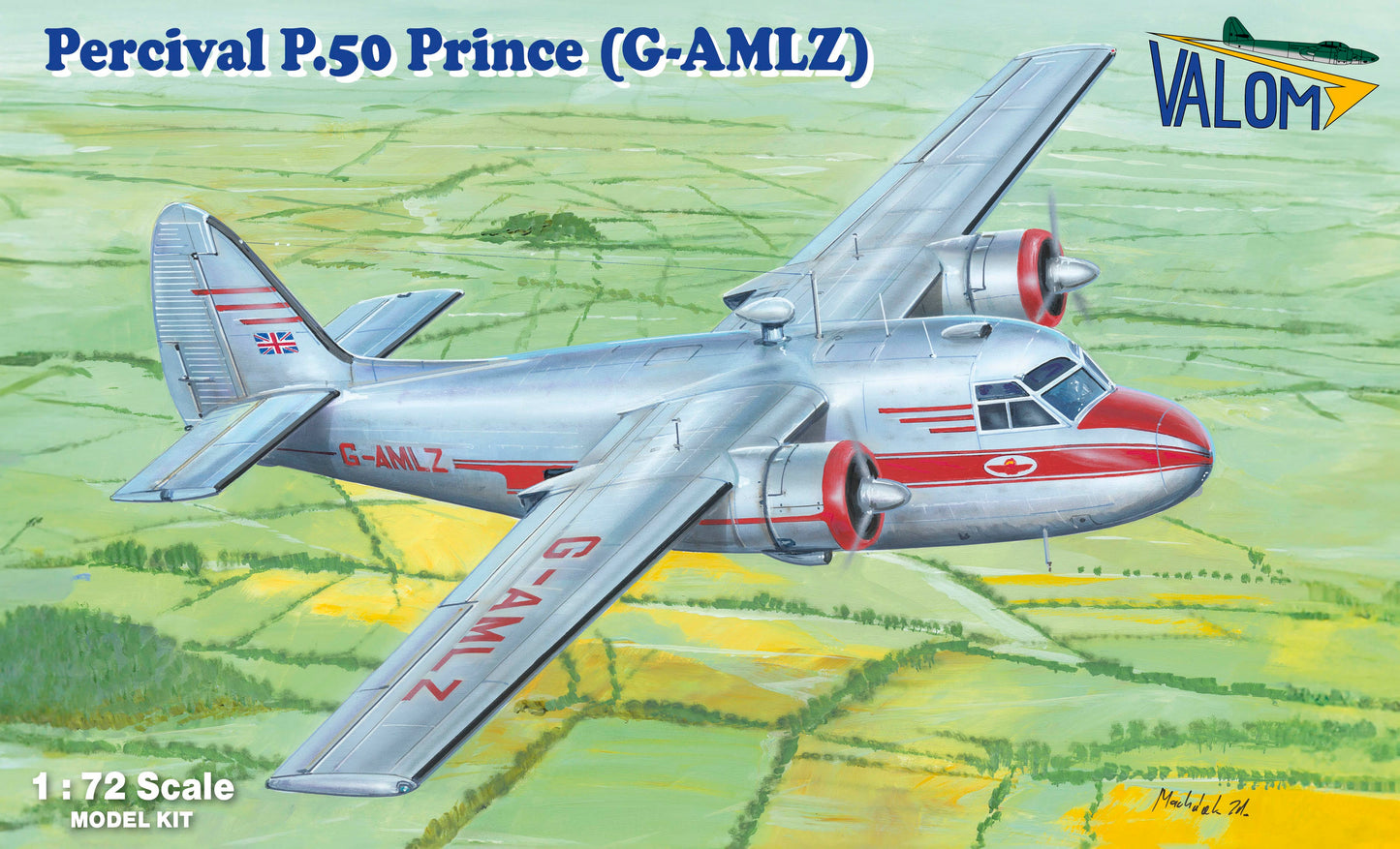 010 - Valom - 72167 - Percival P.50 Prince 3E/4 - primary image