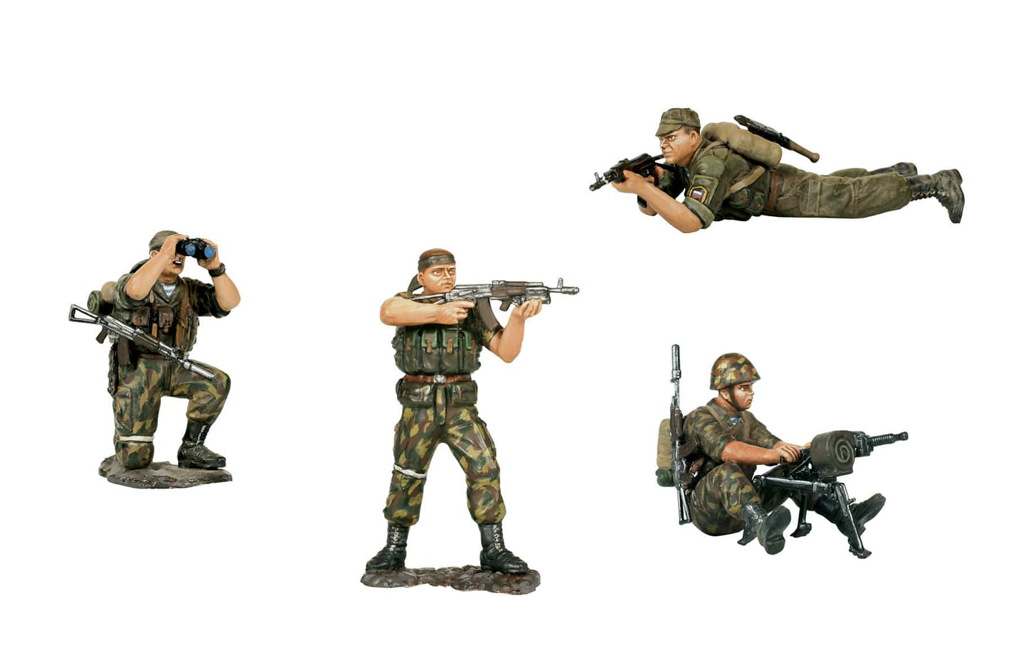 700 - Zvezda - 3570 - Russian Special Forces Fire Support Team - painted model