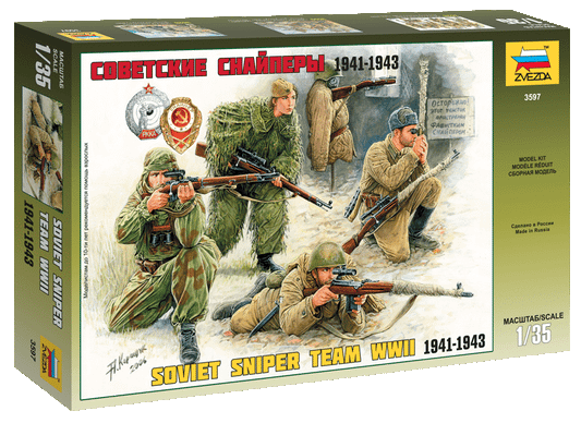 010 - Zvezda - 3597 - Soviet Sniper Team - primary image