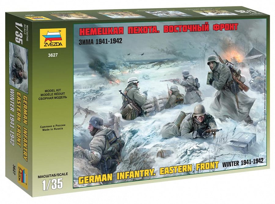 010 - Zvezda - 3627 - German Infantry (Eastern Front, Winter 1941-42) - primary image