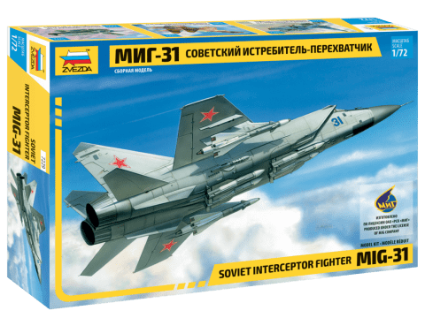 010 - Zvezda - 7229 - Mikoyan-Gurevich MiG-31 Foxhound - primary image