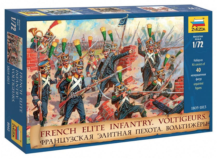 010 - Zvezda - 8042 - French Voltigeurs (1805-13) - primary image