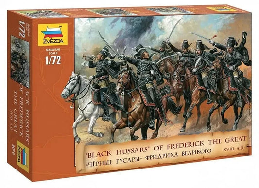010 - Zvezda - 8079 - Prussian Black Hussars of Frederik the Great - primary image